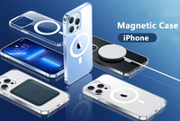 LOGO direct d'usine personnalisé Anti-jaunissement TPU + PC étui de téléphone portable antichoc magnétique pour iphone15promax /15pro /15max 6.7