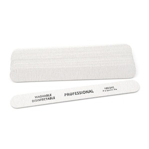 Lime à ongles jetable personnalisée avec logo OEM, grain 240, double face, imperméable, désinfectable, promotionnelle, pour salon de manucure - Product Image 3