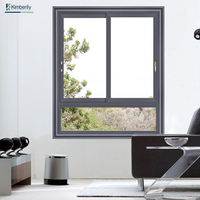 Venta caliente Modern 80 Series Aleación de aluminio Ventanas abatibles Directo de fábrica Tamaños personalizados Vidrio de baja emisividad Fácil de abrir Diseño elegante