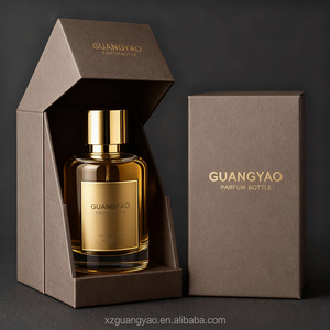 Flacon de parfum en verre cylindrique de luxe personnalisé en usine, 100 ml, vaporisateur de haute qualité, vaporisateur pressurisé, couvercle en alliage de zinc - Product Image 4
