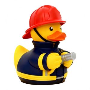 Jouet de bain personnalisé en caoutchouc pour bébé, canard imprimé avec motifs, jouets de baignoire pour enfants - Product Image 1