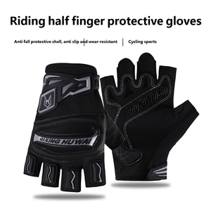 Guantes de Motocicleta Unisex para Todo Clima, Medios Dedos, Protección de Verano, Antideslizantes, Agarre Firme - Product Image 3