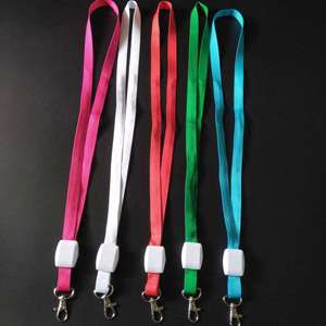 Lanyard LED Blanco con Luz Intermitente Controlada a Distancia, con Impresión Personalizada OEM, para Conferencias y Fiestas, con Batería de Botón, Gran Venta - Product Image 3