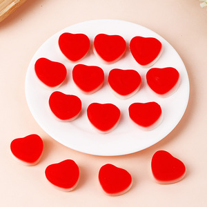 Bonbons gélifiés personnalisés halal en forme de cœur, saveurs de fruits assorties, vente en gros, fabricant de bonbons en vrac - Product Image 3