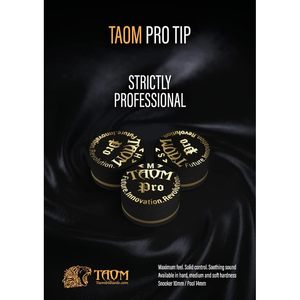 Embout de queue de billard laminé Taom Pro 14 mm, noir, accessoire de billard - Product Image 4