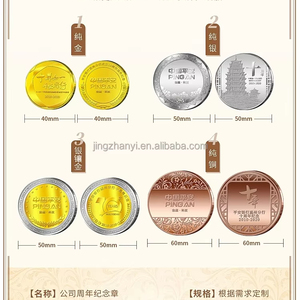 Distintivo personalizzabile per la medaglia di anniversario d'argento compagni di classe e compagni che raccolgono gioielli con stampi per monete personalizzazione dei componenti - Product Image 1