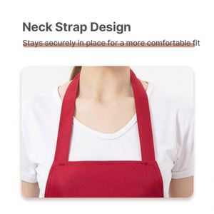 Tablier de cuisine imperméable en polyester imprimé pour restaurant, avec logo personnalisé, sans manches, pour femmes - Product Image 4