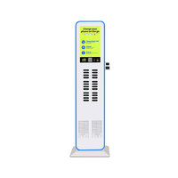 Borne de location de batteries portables partagées avec grand écran, 5000 mAh, charge rapide et paiement sans contact