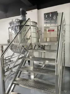 Miscelatore per omogeneizzatore liquido del serbatoio di miscelazione della macchina per sapone liquido detergente per Shampoo macchina per miscelare 1000 litri in acciaio inox
