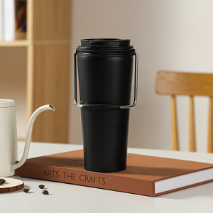 แก้วเก็บความร้อนแบบพกพา สแตนเลส 304 แก้วกาแฟ ความจุเยอะ ดีไซน์สวยงาม พกพาสะดวก ใช้ในรถยนต์และกิจกรรมกลางแจ้ง - Product Image 5