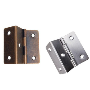 Herraje de puerta de gabinete de hierro de 2 pulgadas con bisagra triple plegable Yuyao, conector de muebles para gabinetes y mesitas de noche - Product Image 1