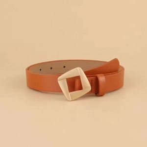 Nuevo Cinturón de Mujer de Piel Sintética con Hebilla de Aleación, Diseño Sencillo, Decorado, para Jeans y Vestidos, Cintura Ajustada, Estilo Vintage - Product Image 6