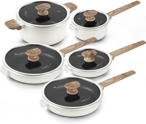 Cooklover Vente en gros d'articles de cuisine, ustensiles de cuisine en céramique antiadhésive de style allemand, ensembles comprenant des casseroles, du verre, du silicone, du métal pour la cuisine - Product Image 1