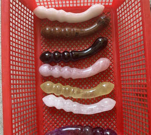 Adult Produkt Jade Dildo Penis Yoni Heils tab Sexy Toys Masturbation gerät Prostata Orgasmus Blue Aventurine Stick Massage gerät - Product Image 6