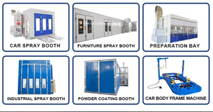 CE ha approvato il nuovo disegno della cabina di vernice bruciatore di riscaldamento cabina di spruzzo dell'automobile per la <span class=keywords><strong>vendita</strong></span> - Product Image 2