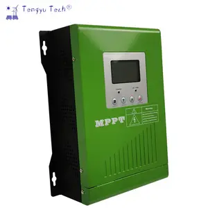Tengyu MPPT 12V/24V/48V 96V الشمسية جهاز التحكم في الشحن 30A 40A 50A 60A 100A 120A MPPT الشمسية جهاز التحكم في الشحن منظم الطاقة الشمسية