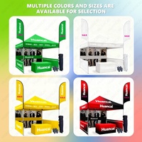 Carpa Plegable Personalizable de Tela Oxford Amarilla de 3x3m, Impermeable, para Publicidad, Eventos, Resistente y Duradera