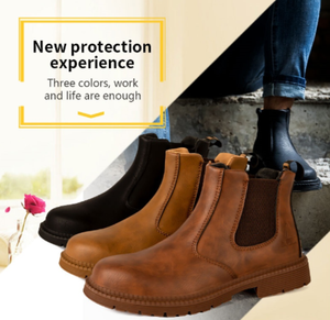 Scarpe antinfortunistiche da lavoro antiscivolo estive da <span class=keywords><strong>uomo</strong></span> <span class=keywords><strong>in</strong></span> pelle sintetica <span class=keywords><strong>stivali</strong></span> protettivi per piedi <span class=keywords><strong>in</strong></span> <span class=keywords><strong>gomma</strong></span> impermeabili <span class=keywords><strong>in</strong></span> vera pelle <span class=keywords><strong>in</strong></span> acciaio con punta superiore - Product Image 2