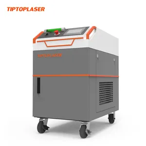 JINAN TIPTOPLASER 200W 300W laser metal surface cleaning machine rust remover 100w backpack pulse laser cleaning machine