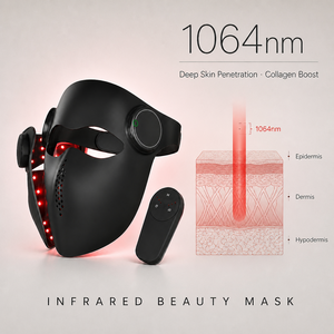 <span class=keywords><strong>Masque</strong></span> facial sans fil en silicone 5D 1064 pour rajeunissement de la peau, appareil de soin complet, tendance 2026 - Product Image 1