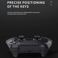 Contrôleur de jeu sans fil de haute qualité pour PS4 PS3 PC 6 axes 3D capteur gyroscopique fonction Audio double écran tactile de choc