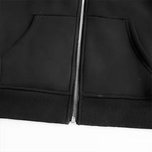 Sudadera con Capucha Doble de Terciopelo Europeo Informal Elegante para Invierno, con Estampado, para Deportes al Aire Libre, con Cremallera - Product Image 4