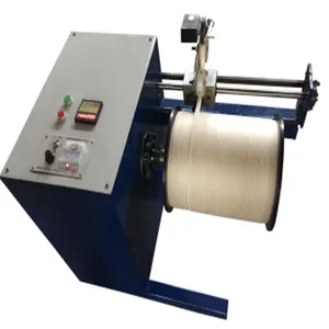 yarn rewinding machine high efficiency plastic rope coiler/rope winding machine for sale