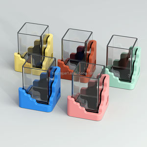 Bougies parfumées carrées en cire de noix de coco en verre à haute teneur en bore Bougies parfumées aux huiles essentielles pour la maison et l'hôtel - Product Image 4