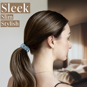 Coleteros de Seda y Satén para Mujer, Accesorios Elásticos para el Cabello, Lazos para el Cabello - Product Image 2