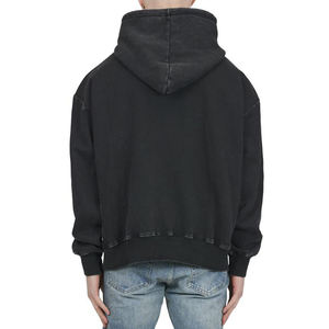 High Quality 100% Cotton <b>Comfy</b> Oversized Washed Heavy <b>Hoodie</b> for Men Customised PULLOVER with Printed Fleece for Autumn - Product Image 5