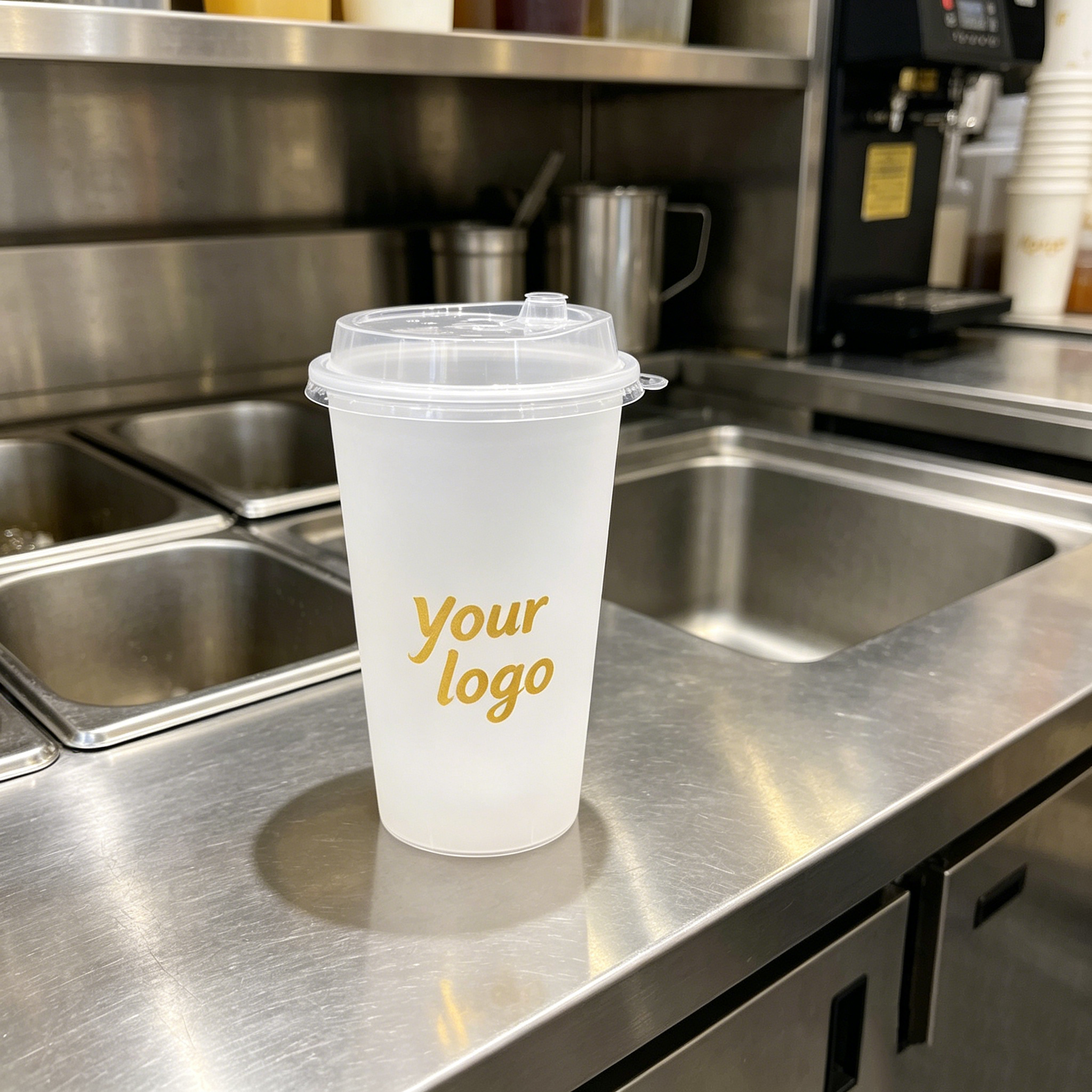 pp 16oz Frosted Plastic Tumbler Cups Custom Logo Pp Reusable Party  Drinkware Stackable Water Coffee Cup for Tea Cups 600ml 700ml| Alibaba.com