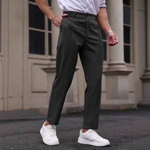 Men Classic Fit Dress Pant Casual Flat Front Stretch Fabric Suit Pant Men's Golf Work Dress Pants Comfy Solid Business Trousers Men Classic Fit Dress Pant Casual Flat Front Stretch Fabric Suit Pant Men's Golf Work Dress Pants Comfy Solid Business Trousers