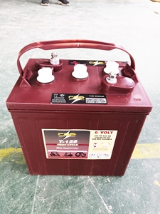 แบตเตอรี่ตะกั่วกรดแบบ Deep Cycle <span class=keywords><strong>6V</strong></span> <span class=keywords><strong>240AH</strong></span> สำหรับเครื่องทำความสะอาดพื้น รถกอล์ฟ คล้ายกับแบตเตอรี่เจล Trojan T125 - Product Image 5