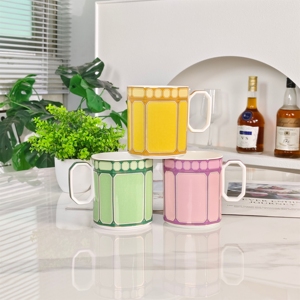 Mug en Porcelaine Fine Européenne de Luxe Moderne pour Thé/Café – Écologique, Idéal pour la Maison et les Cadeaux de Mariage - Product Image 6