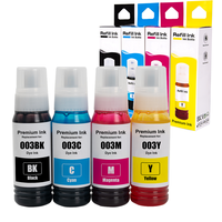 Tinta daya 003 warna botol kompatibel Tinta pewarna isi ulang berbasis air untuk Epson L3110 L1110 L3100 L3116 L3150 L3156 Printer
