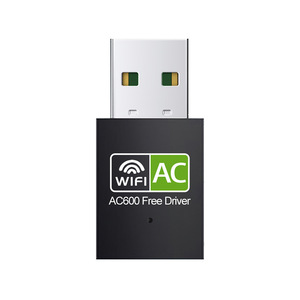 Adaptateur Wi-Fi <span class=keywords><strong>USB</strong></span> RTL8811CU AC600 double bande 2,4/5 GHz Plug and Play pour ordinateur de bureau et ordinateur portable <span class=keywords><strong>Windows</strong></span> <span class=keywords><strong>10</strong></span>/11 - Product Image 1