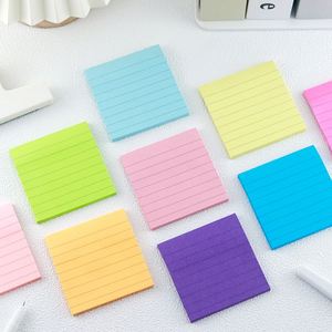 Cadeau promotionnel, papeterie imprimée, autocollant pratique à lignes horizontales 3x3 pouces, logo personnalisable, multicolore - Product Image 3