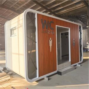 ポータブル耐久性のある環境に優しいトイレ駐車場アップルキャビンモダン屋外公共モバイルシャワー - Product Image 2