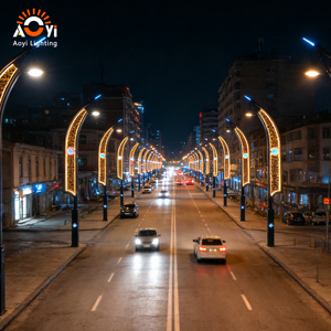 Modern LED Street Light, Artistic Shape Decorative Road Lighting for City <strong>Boulevard</strong>, Highway Decoration - Product Image 6