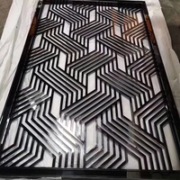 Panneau mural en aluminium en acier inoxydable découpé au Laser, décoration intérieure, écrans et diviseurs de pièce en métal découpé au Laser CNC