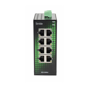 Commutateur Ethernet Stride SE2-SW8U Commutateur réseau industriel géré à 8 ports - Product Image 1