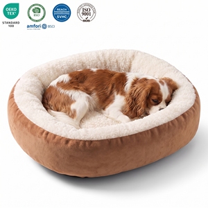 Sofá cama impermeable de felpa grande de muestra gratis para cama ortopédica de perro humano cama de lujo para perros - Product Image 1