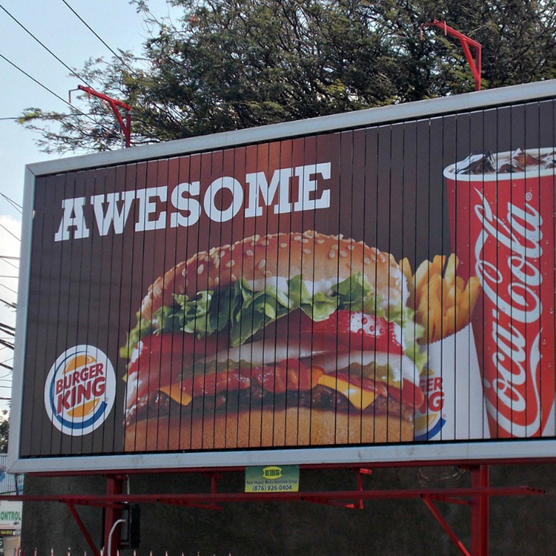 Outdoor Trivision Billboard Advertising Tri vision