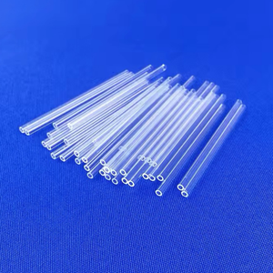 Fabrika Doğrudan Satış Küçük Çaplı Kuvars Cam Tüpler Yüksek Kaliteli Mikro Gözenekli Kuvars Tüpler Özelleştirilmiş Boyutlar Kesim Yüksekliği - Product Image 3