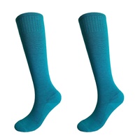 Chaussettes de compression respirantes unisexes de haute qualité personnalisées, chaussettes de compression pour infirmières, coton uni, couleur unie, 15-20 mmhg, pour femmes