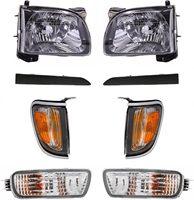 Topzonauto - Nuevo Kit de Rejilla para Parachoques Delantero de Plástico 52101AD030 52119AD010 para 2001-2004 para 4WD