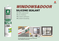 Scellant silicone neutre de haute qualité : protection exceptionnelle contre les intempéries pour les applications de fenêtres et de portes