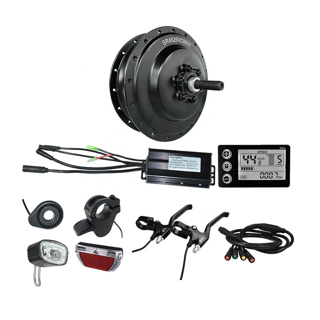 Australian Market 48v Electric Bicycle Conversion Sine Wave Electric Wheel Hub Motor Chain Drive 500 Watt E-bike Kit with PAS