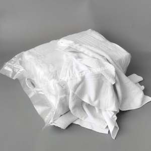 Trapos de Algodón Premium, Resistentes, 990 lb, Ideales para Limpieza Industrial, 100% Algodón Blanco, para Limpieza - Product Image 1