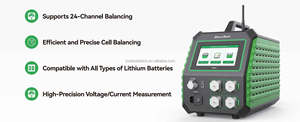Équilibreur de batterie EV SMARTSAFE EB240 pour l'entretien des batteries au lithium des véhicules - Product Image 5